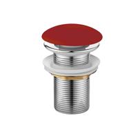 Best Design Afvoerplug Discover Keramisch 5/4" x 80 mm Mat Donkerrood