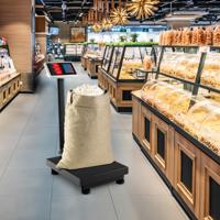 Digitale Platformweegschaal 0,05 kg Precisie Platformweegschaal met Prijscalculator LB/KG Eenheidsconversie 300 kg Capaciteit-Zwart