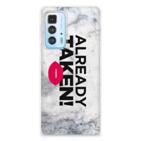 Motorola Edge 20 Pro | Siliconen hoesje | met naam Already Taken White