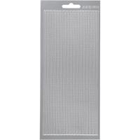 Stickers, randen, vel 10x23 cm, zilver, 1 vel