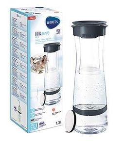 Waterfilterkaraf fresh black