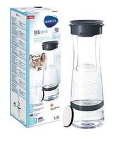 Waterfilterkaraf fresh black