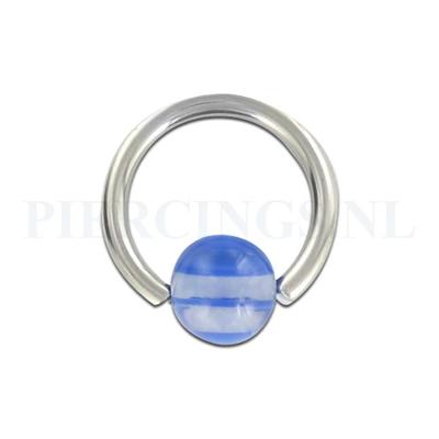BCR 1.6 mm doorzichtig met blauw streepje