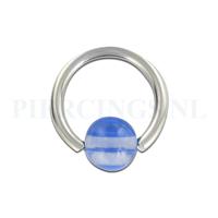 BCR 1.6 mm doorzichtig met blauw streepje