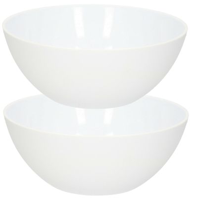 2x stuks dessert serveerschaaltjes/soep kommen wit 950 ml