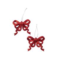 Boltze Home Kersthanger strik rood set a 2