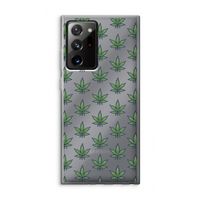 Weed: Samsung Galaxy Note 20 Ultra / Note 20 Ultra 5G Transparant Hoesje