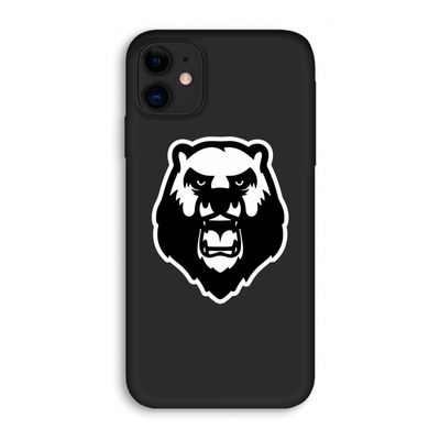 Angry Bear (white): iPhone 11 Biologisch afbreekbaar hoesje