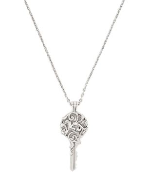 Emanuele Bicocchi collier Arabesque à pendentif clé - Argent