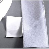 Klitteband klevend 50mm wit lus 25m