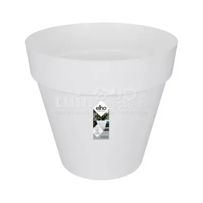 Elho Loft Urban Rond Wit Ø39cm met wielen