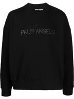 Palm Angels sweat à logo imprimé - Noir