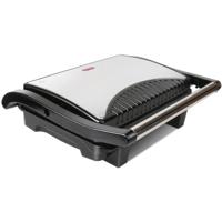Contactgrill Tosti-ijzer RVS Zwart/Zilver - Cool Touch - 1000W