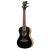 Ortega RUEL-MBK Element Series Concert Size Ukulele Metallic Black concert ukelele met gigbag