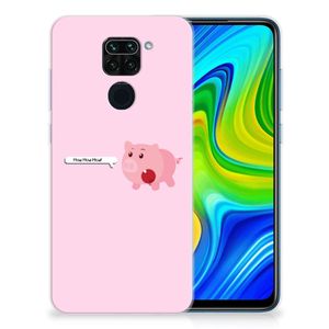 Xiaomi Redmi Note9 Telefoonhoesje met Naam Pig Mud