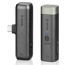 BOYA BY-WM3U microfoon Grijs Microfoon voor mobiele telefoons/smartphones