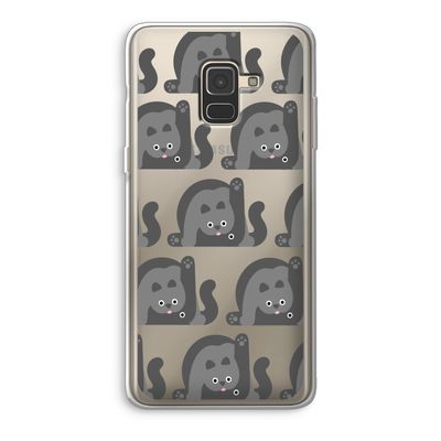Cats: Samsung Galaxy A8 (2018) Transparant Hoesje