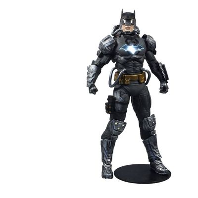 DC Multiverse Action Figure Batman Hazmat Suit Gold Label Light Up Batman Symbol 18cm