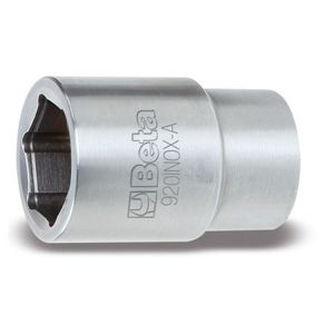Beta 920INOX-A 9 Zeskant dopsleutels | 1/2" aandrijfvierkant | vervaardigd uit roestvast staal - 009203009 009203009