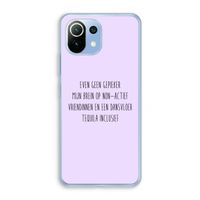 Tequila: Xiaomi Mi 11 Lite Transparant Hoesje