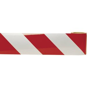 Moravia 430.26.655 MORION waarschuwingsmarkering Flex DIN 30 710 rood/wit (l x b) 9 m x 282 mm