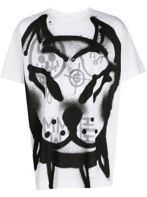 Givenchy t-shirt à imprimé graffiti - Blanc