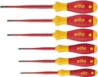 Wiha schroevendraaier-set | 6-delig tx- bo | meercomponentengreep | ronde kling | 1 stuk - 41245 41245