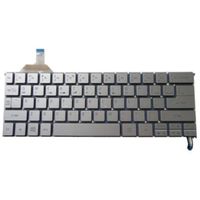 Notebook keyboard for Acer Aspire S7-391 S7-392 silver