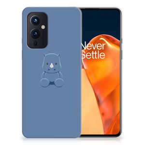 OnePlus 9 Telefoonhoesje met Naam Baby Rhino