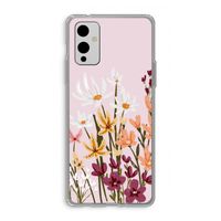 Painted wildflowers: OnePlus 9 Transparant Hoesje