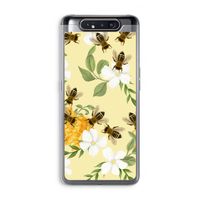 No flowers without bees: Samsung Galaxy A80 Transparant Hoesje