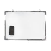 Concorde Magnetisch whiteboard - met pennengoot en wisser - voor kantoor of thuis - 50 x 35 cm
