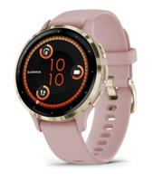 Garmin Venu 3S 3,05 cm (1.2") AMOLED 41 mm Digitaal 390 x 390 Pixels Touchscreen Goud, Roze Wifi GPS