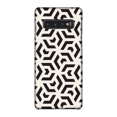Crazy pattern: Samsung Galaxy S10 4G Volledig Geprint Hoesje