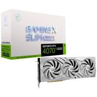 MSI Nvidia GeForce RTX 4070 Ti Super Videokaart GAMING X SLIM WHITE 16 GB GDDR6X-RAM PCIe x16 HDMI, DisplayPort - thumbnail