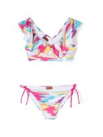 Missoni Kids bikini à imprimé graphique - Blanc