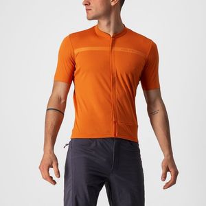 Castelli Unlimited Allroad korte mouw fietsshirt oranje heren XXL