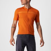 Castelli Unlimited Allroad korte mouw fietsshirt oranje heren M