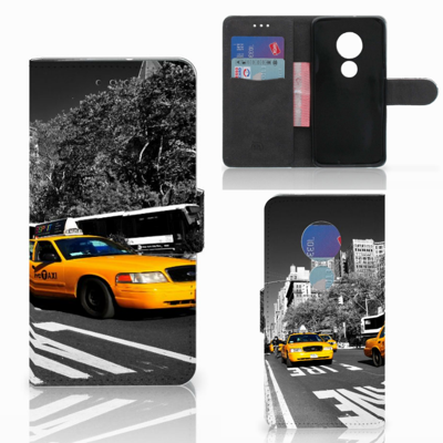 Motorola Moto G7 Play | Flip Cover | New York Taxi