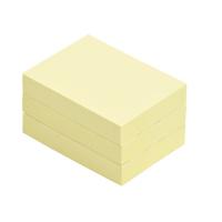 Memoblok Quantore 38x51mm geel 3 stuks