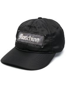 Moschino casquette à patch logo - Noir