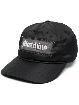 Moschino casquette à patch logo - Noir