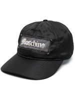 Moschino casquette à patch logo - Noir