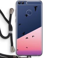 Fly away: Huawei P Smart (2018) Transparant Hoesje met koord