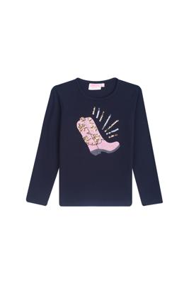 Someone winter t-shirt meisjes - navy blauw - longsleeve - Daphne