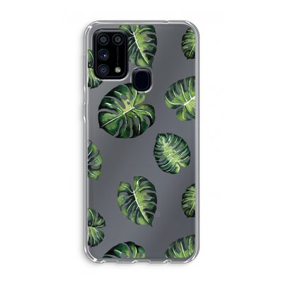 Tropische bladeren: Samsung Galaxy M31 Transparant Hoesje