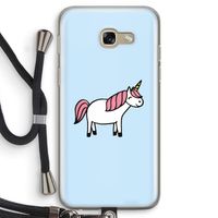 Eenhoorn: Samsung Galaxy A5 (2017) Transparant Hoesje met koord