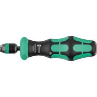 Wera 838 ra-r l bithandhouder met ratelfunctie, 1/4" schroevendraaier (zwart/groen)