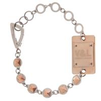 Victorio & Lucchino VJ0278BR 20 cm Zilverkleurig Roze Dames armband