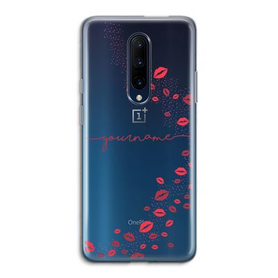 Kusjes: OnePlus 7 Pro Transparant Hoesje